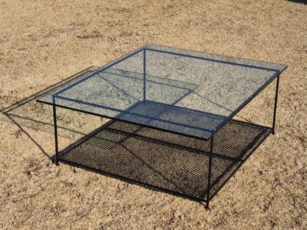Glass Coffee - Mild Steel Frame Incl Shelf - Image 4