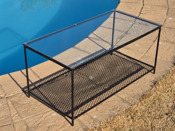 Glass Coffee | Mild Steel Frame Incl Shelf - Image 4
