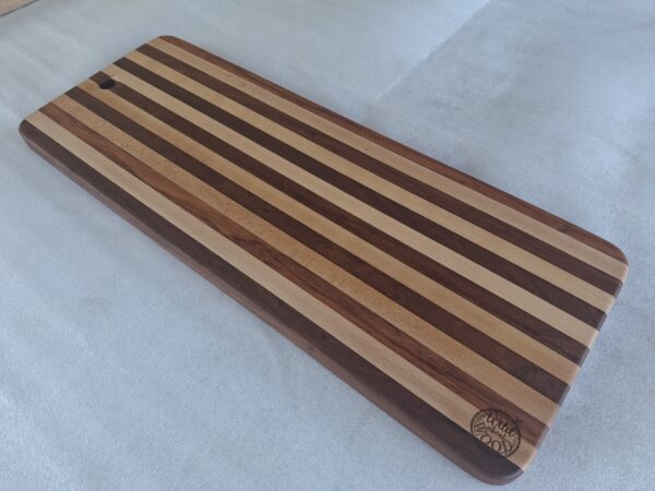 Chopping Board | Rhodesian Teak and European Beech - Image 2