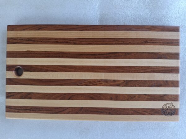 Chopping Board | Rhodesian Teak and European Beech - Image 2